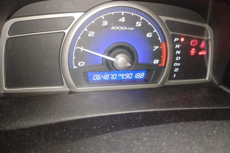 Used Honda Civic 2009 1.8L Automatic Classic Edition Odometer Close Up