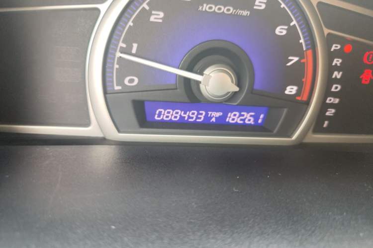Used Honda Civic 2009 1.8L Automatic Classic Edition Odometer Close Up