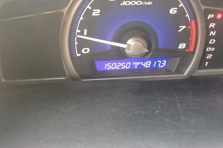 Used Honda Civic 2009 1.8L Automatic Classic Edition Odometer Close Up