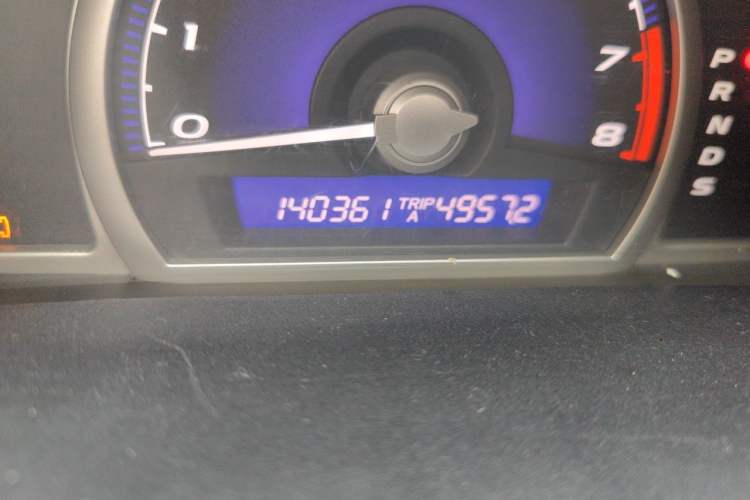 Used Honda Civic 2009 1.8L automatic comfort version Odometer Close Up