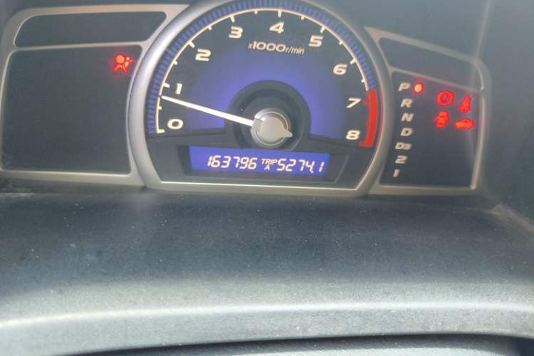 Used Honda Civic 2009 1.8L Automatic Classic Edition Odometer Close Up