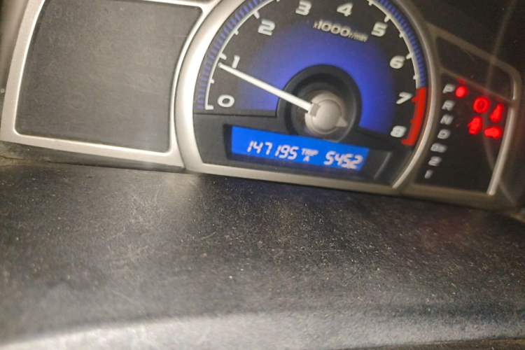 Used Honda Civic 2009 1.8L Automatic Classic Edition Odometer Close Up