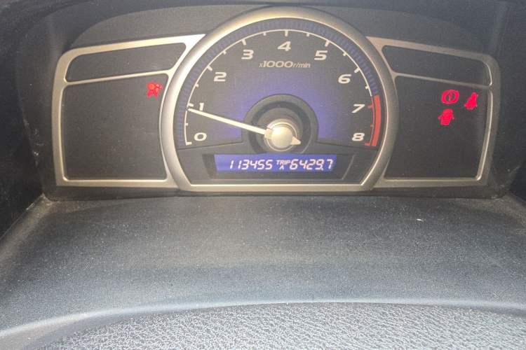 Used Honda Civic 2009 1.8L Manual Classic Edition Odometer Close Up