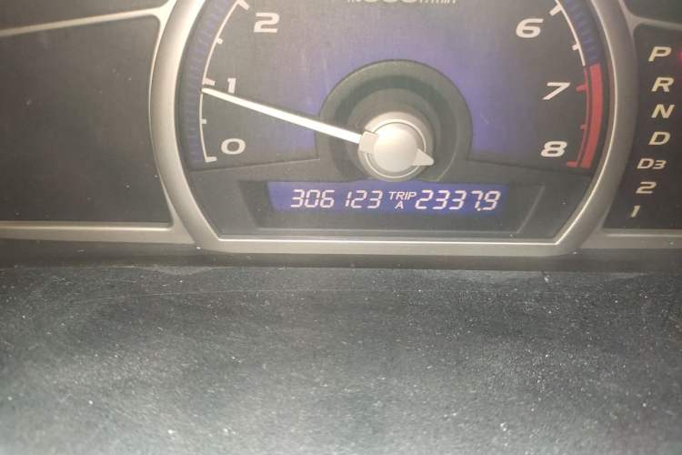 Used Honda Civic 2009 1.8L Automatic Classic Edition Odometer Close Up