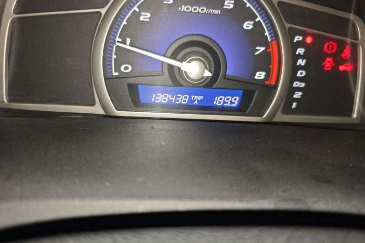 Used Honda Civic 2009 1.8L Automatic Classic Edition Odometer Close Up