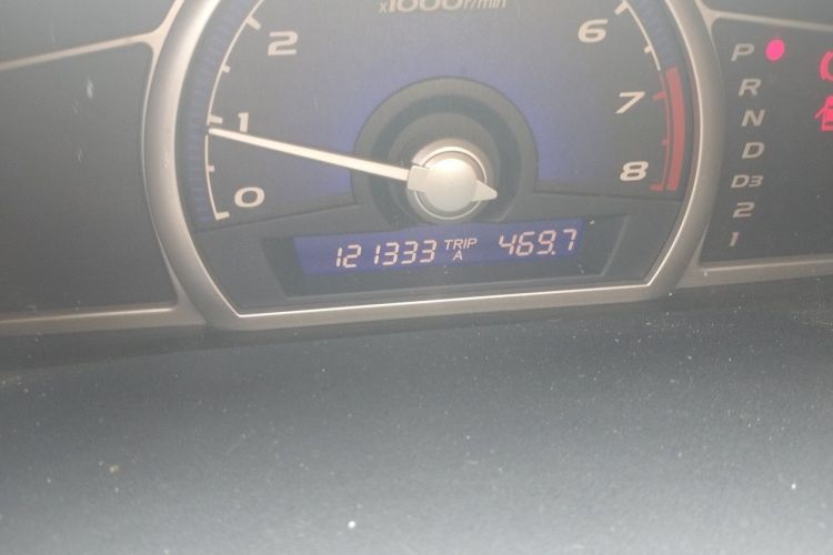 Used Honda Civic 2009 1.8L Automatic Classic Edition Odometer Close Up