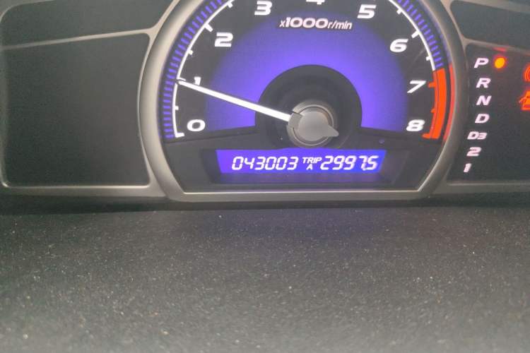 Used Honda Civic 2009 1.8L Automatic Classic Edition Odometer Close Up