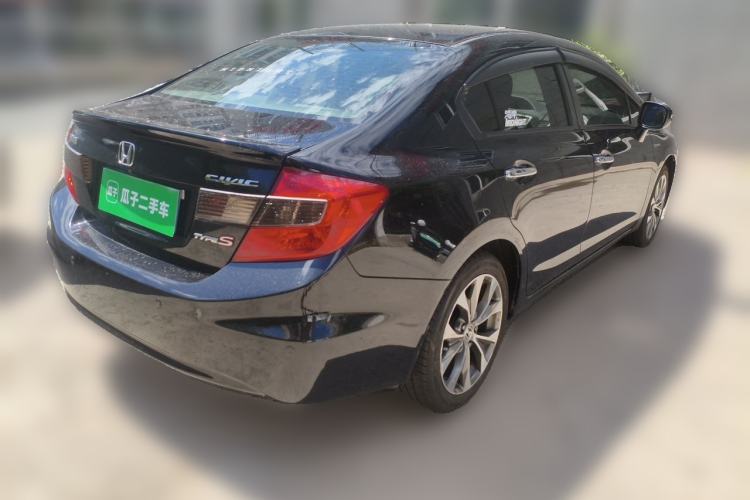 Used Honda Civic 2012 2.0L Automatic TYPE-S Rear Right 45 Deg