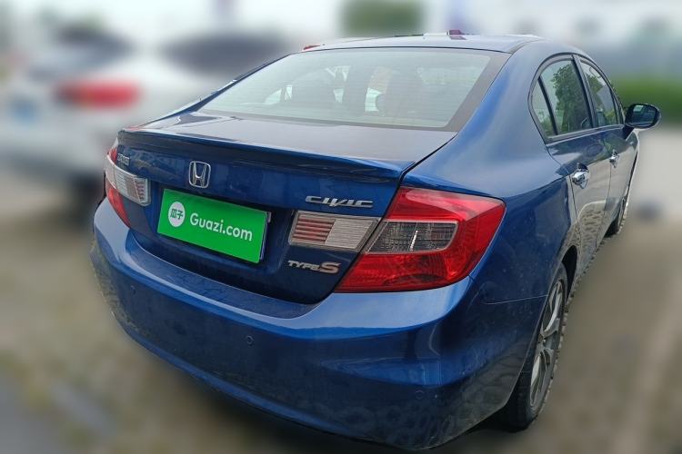 Used Honda Civic 2012 2.0L Automatic TYPE-S Rear Right 45 Deg