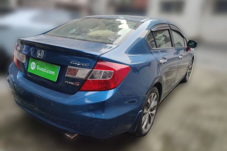 Used Honda Civic 2012 2.0L Automatic TYPE-S Rear Right 45 Deg