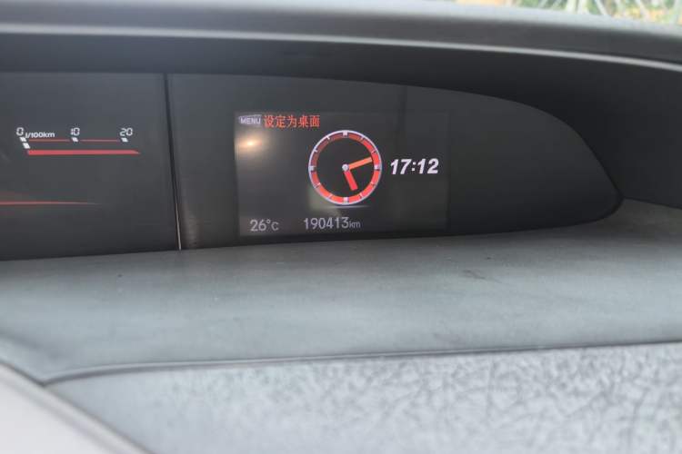 Used Honda Civic 2012 2.0L Automatic TYPE-S Odometer Close Up