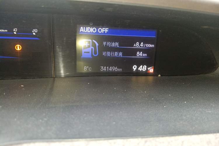 Used Honda Civic 2012 1.8L automatic comfort version Odometer Close Up
