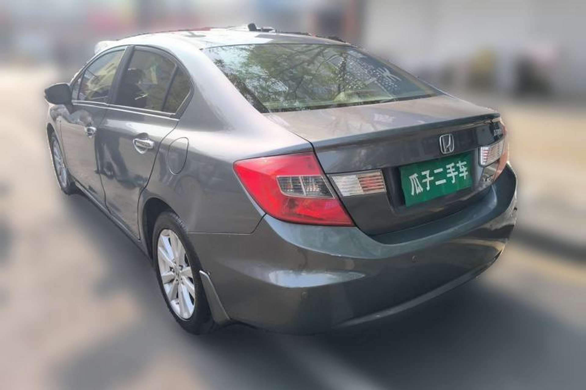 Used Honda Civic 2012 1.8L automatic luxury edition Rear Left 45 Deg