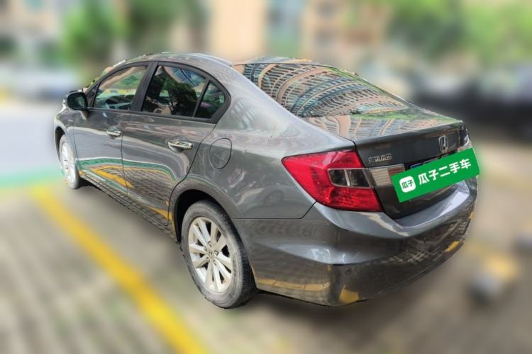 Used Honda Civic 2012 1.8L automatic luxury edition Rear Left 45 Deg