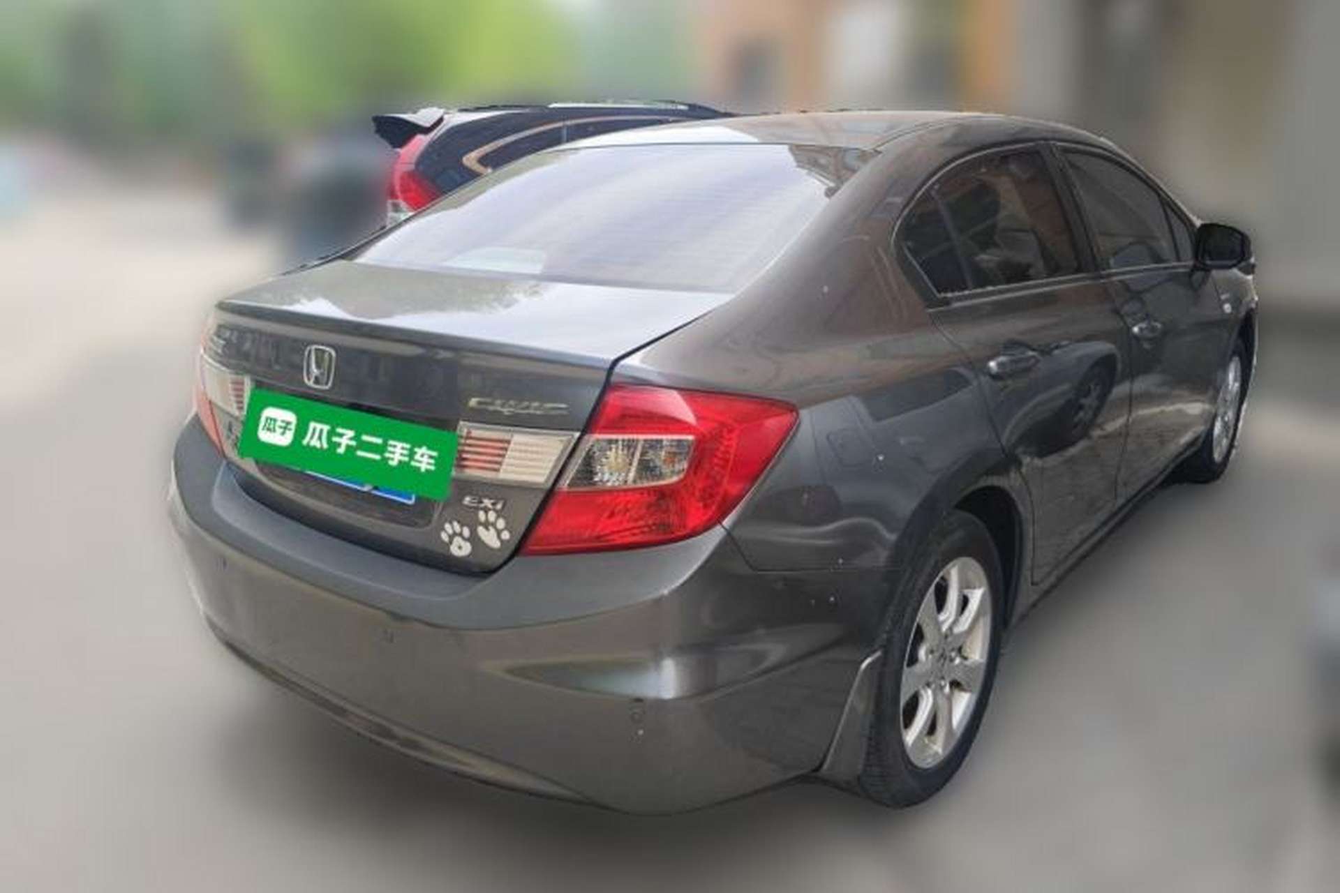 Used Honda Civic 2012 1.8L manual Comfort version Rear Right 45 Deg