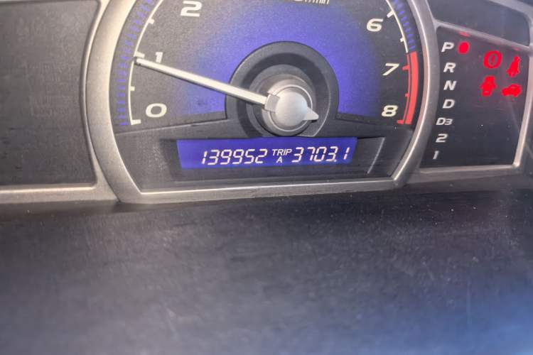 Used Honda Civic 2012 1.8L automatic comfort version Odometer Close Up