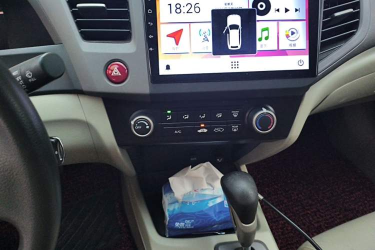 Used Honda Civic 2012 1.8L automatic comfort version Audio And AC Panel