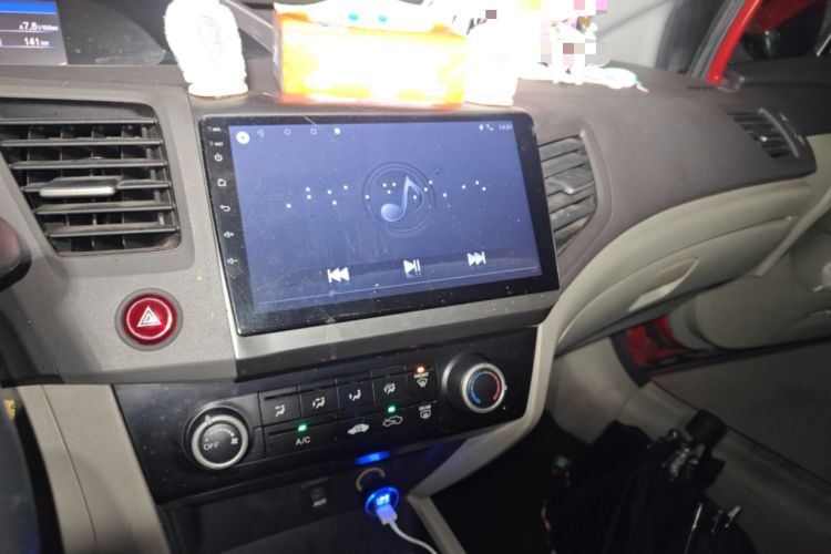Used Honda Civic 2012 1.8L manual Comfort version Audio And AC Panel