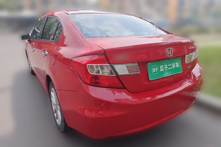 Used Honda Civic 2012 1.8L automatic luxury edition Rear Left 45 Deg