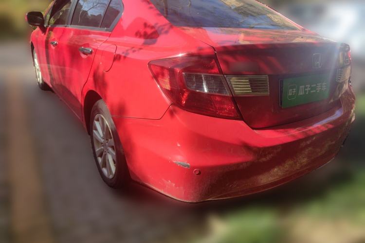 Used Honda Civic 2012 1.8L automatic luxury edition Rear Left 45 Deg