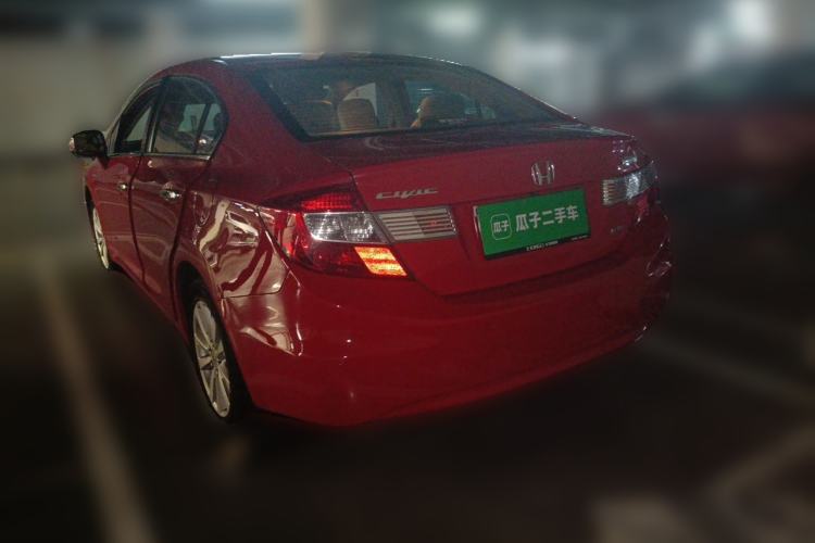 Used Honda Civic 2012 1.8L automatic luxury edition Rear Left 45 Deg