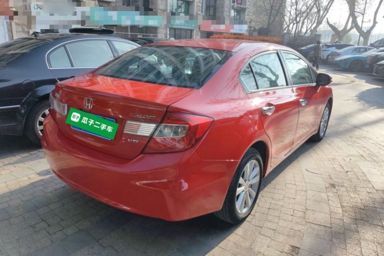 Used Honda Civic 2012 1.8L automatic luxury edition Rear Right 45 Deg