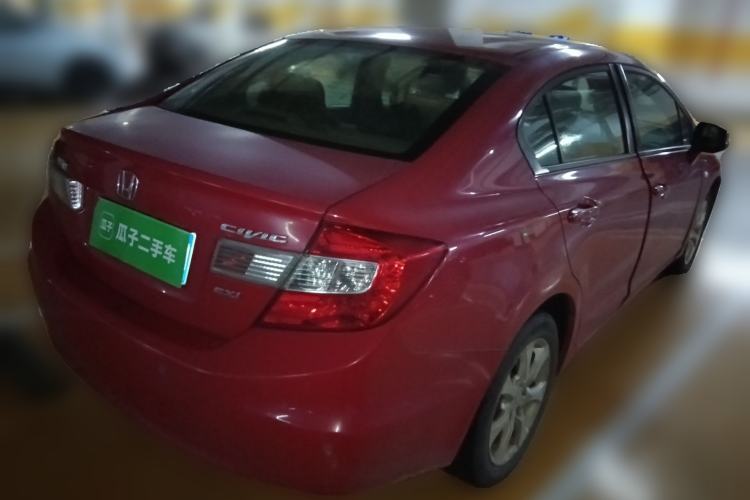 Used Honda Civic 2012 1.8L automatic comfort version Rear Right 45 Deg