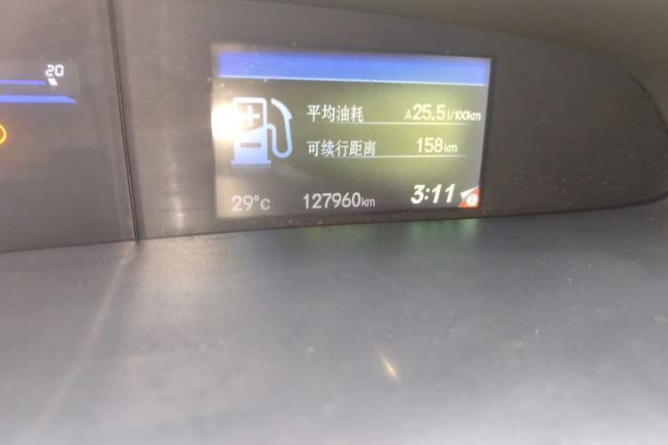 Used Honda Civic 2012 1.8L automatic luxury edition Odometer Close Up