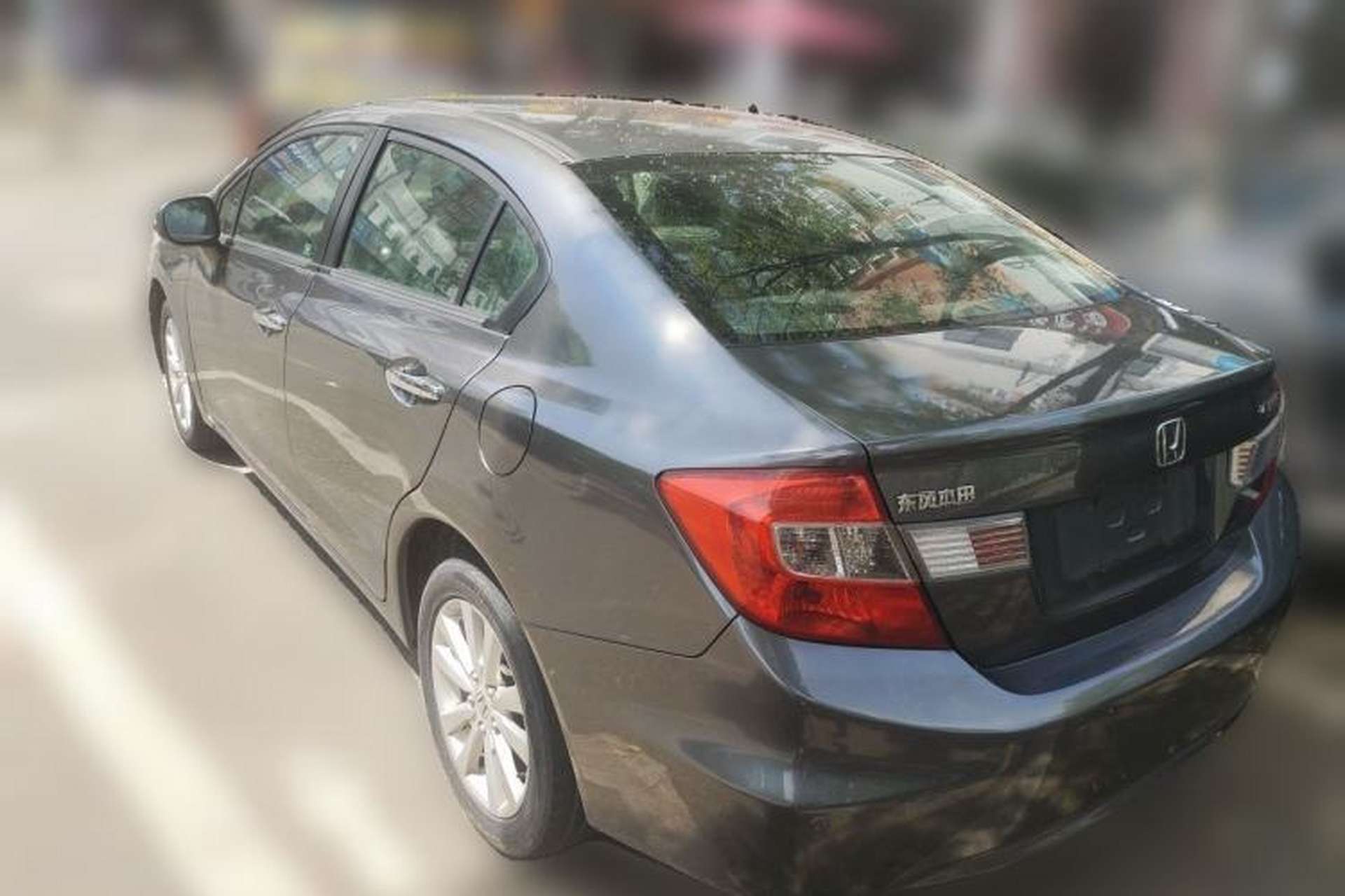 Used Honda Civic 2012 1.8L automatic luxury edition Rear Left 45 Deg
