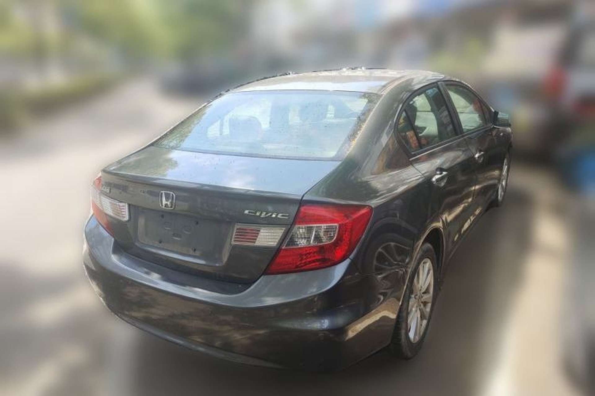 Used Honda Civic 2012 1.8L automatic luxury edition Rear Right 45 Deg