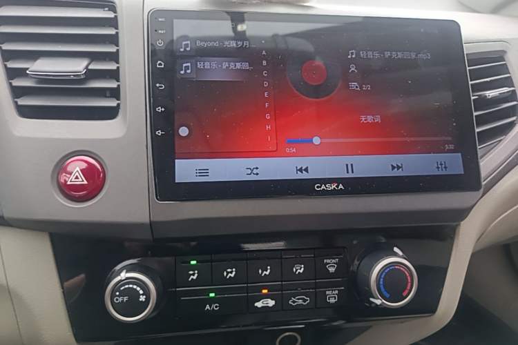Used Honda Civic 2012 1.8L automatic comfort version Audio And AC Panel
