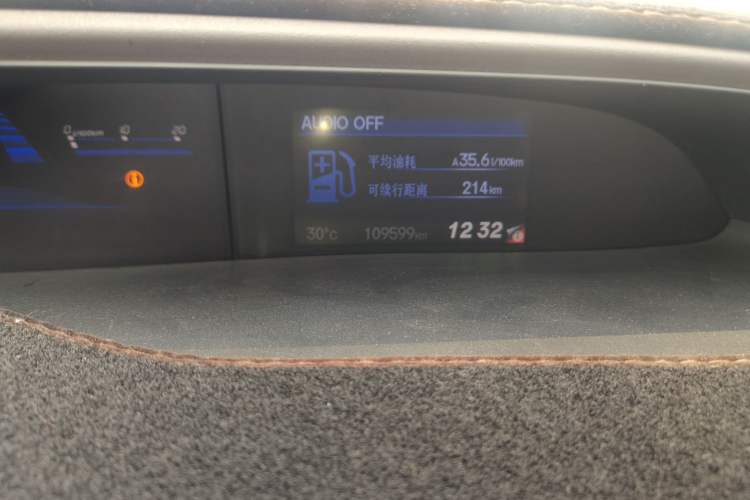 Used Honda Civic 2012 1.8L manual Comfort version Odometer Close Up