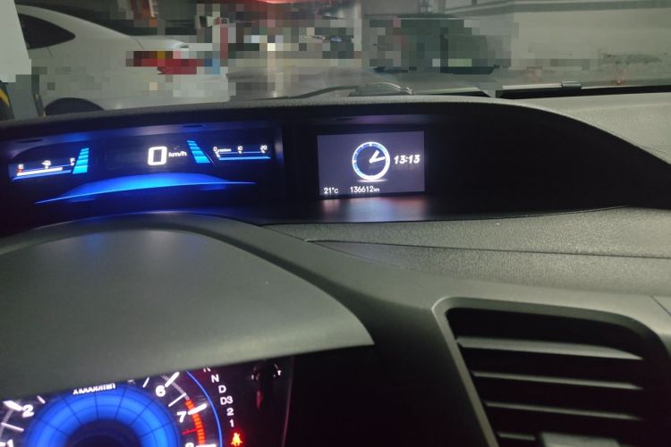 Used Honda Civic 2012 1.8L automatic comfort version Odometer Close Up