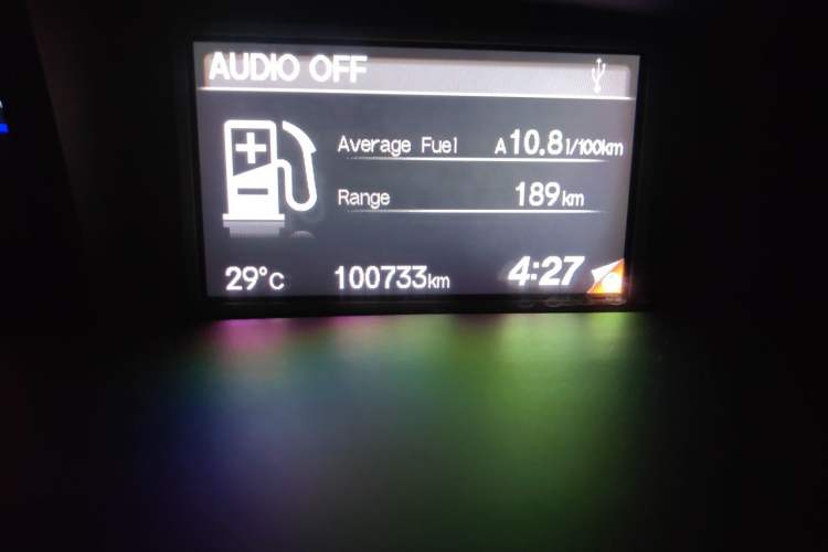Used Honda Civic 2012 1.8L automatic luxury edition Odometer Close Up