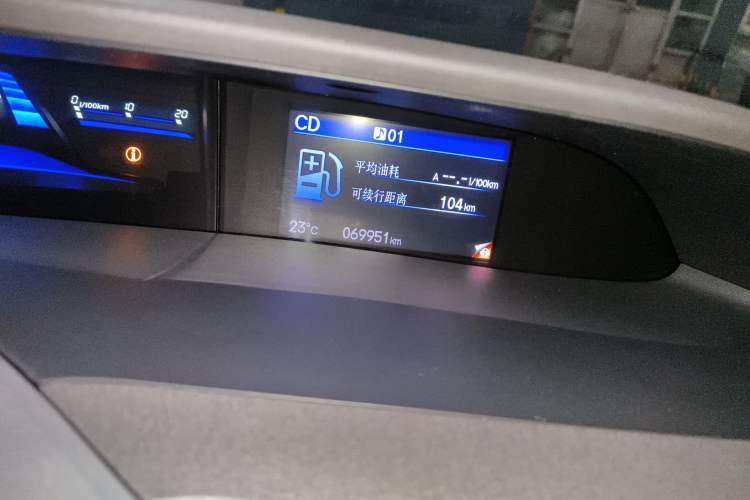 Used Honda Civic 2012 1.8L automatic comfort version Odometer Close Up