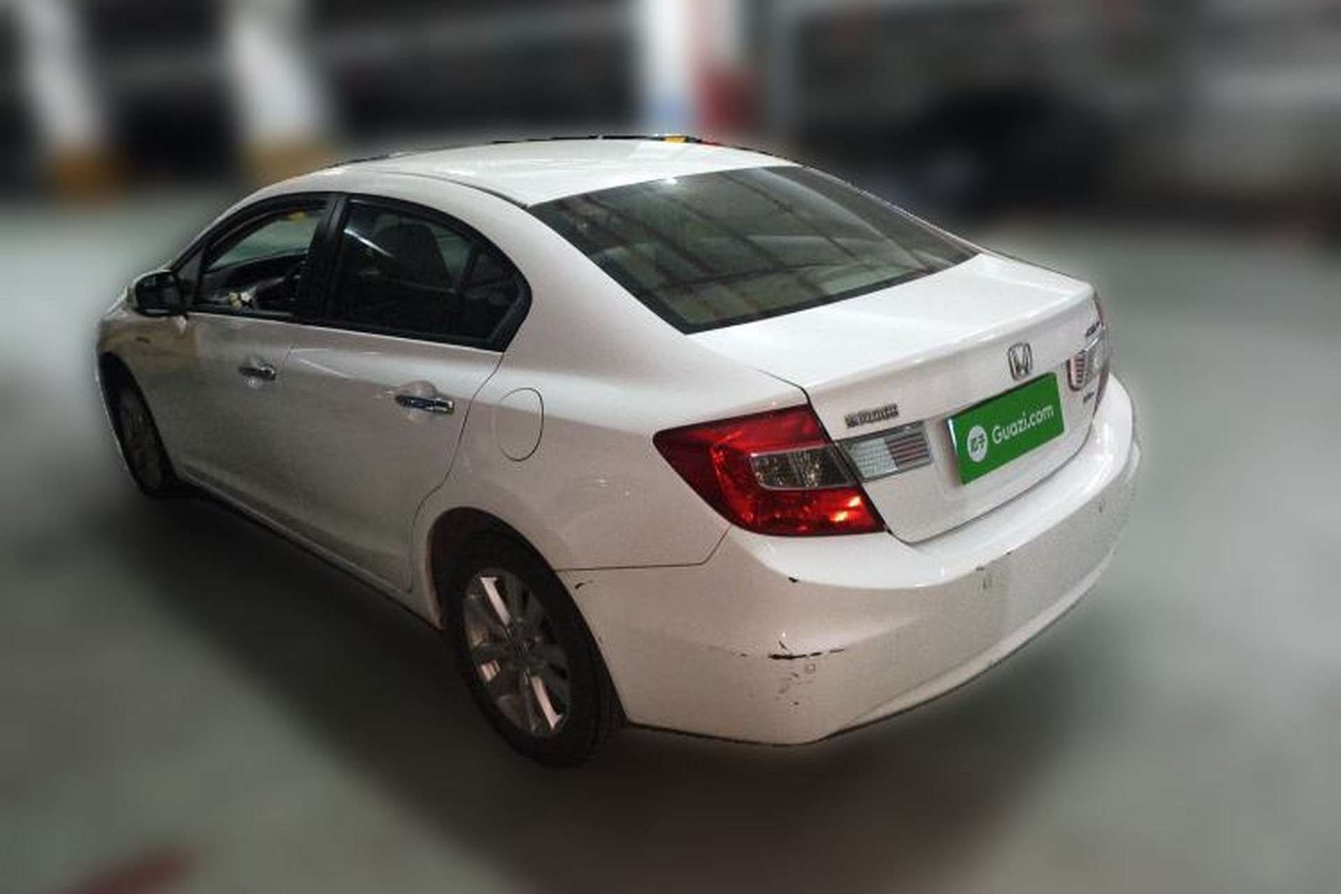 Used Honda Civic 2012 1.8L automatic luxury edition Rear Left 45 Deg