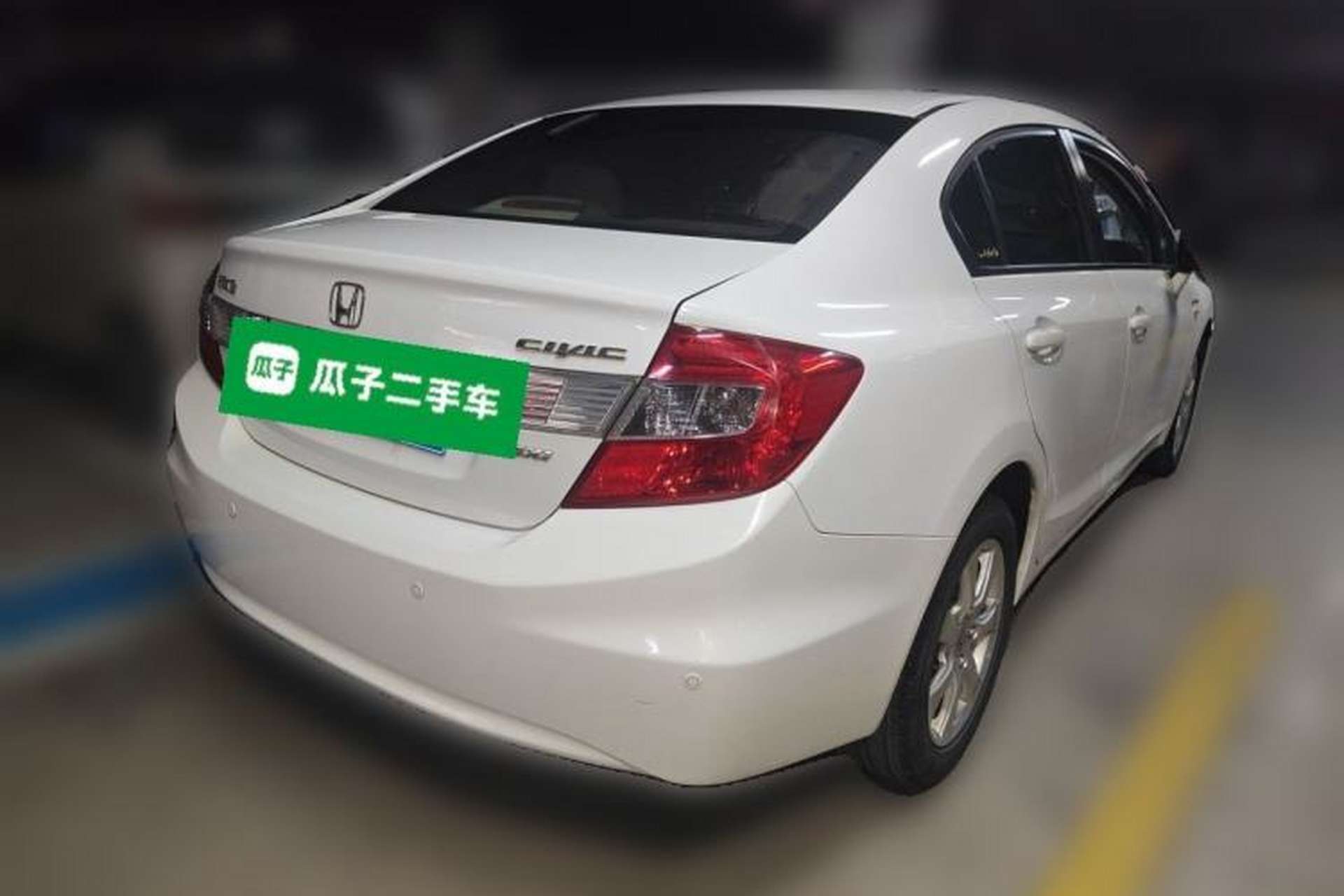 Used Honda Civic 2012 1.8L automatic comfort version Rear Right 45 Deg