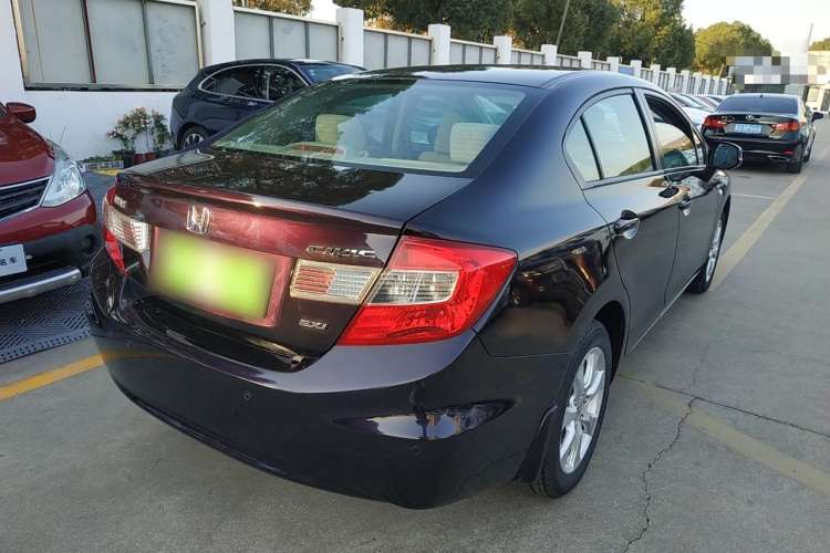 Used Honda Civic 2013 10th Anniversary 1.8L Automatic Comfort Version Rear Right 45 Deg