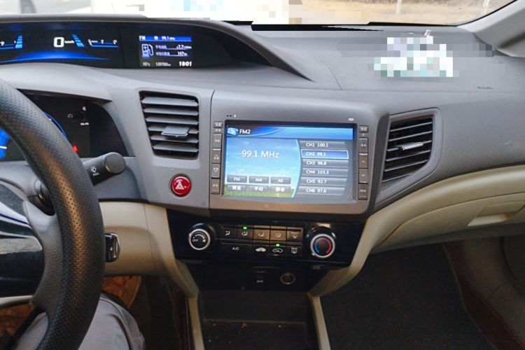 Used Honda Civic 2013 10th Anniversary Edition 1.8L Manual Comfort Version Audio And AC Panel