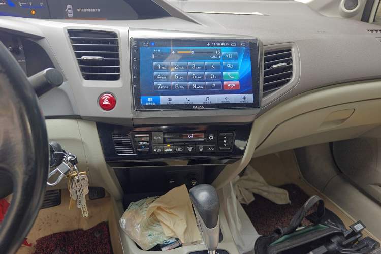 Used Honda Civic 2013 10th Anniversary 1.8L Automatic Luxury Edition Audio And AC Panel