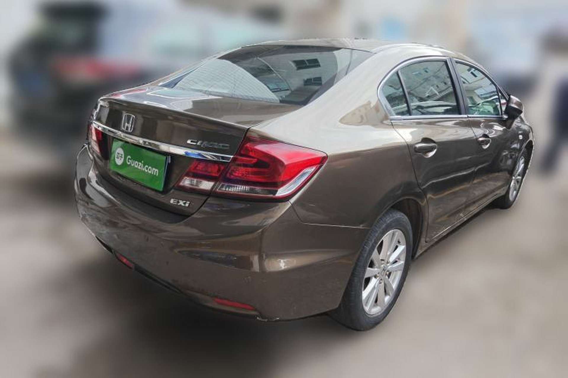 Used Honda Civic 2014 1.8L automatic comfort version Rear Right 45 Deg