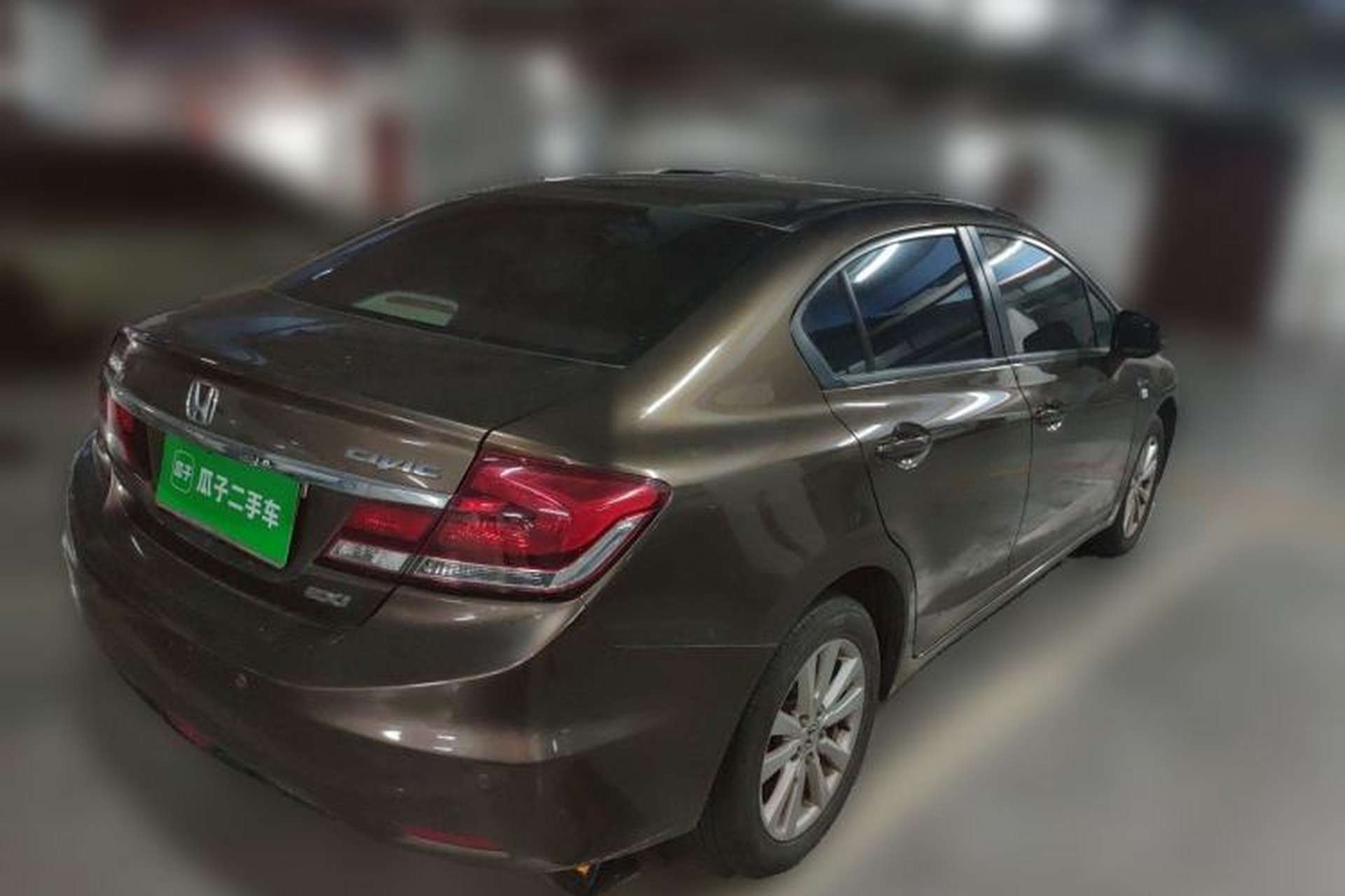 Used Honda Civic 2014 1.8L automatic comfort version Rear Right 45 Deg