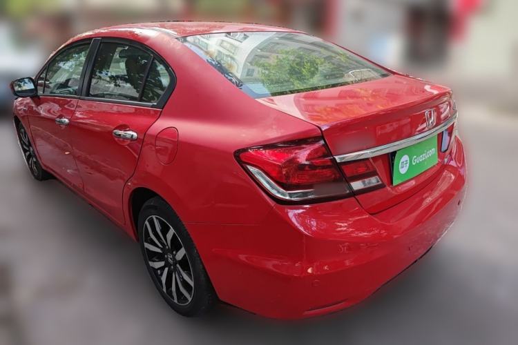 Used Honda Civic 2014 1.8L automatic luxury edition Rear Left 45 Deg