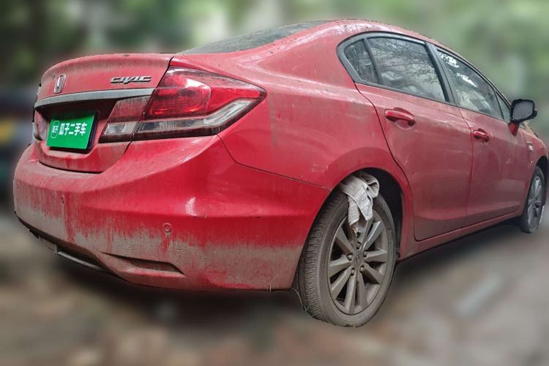 Used Honda Civic 2014 1.8L Automatic Classic Edition Rear Right 45 Deg
