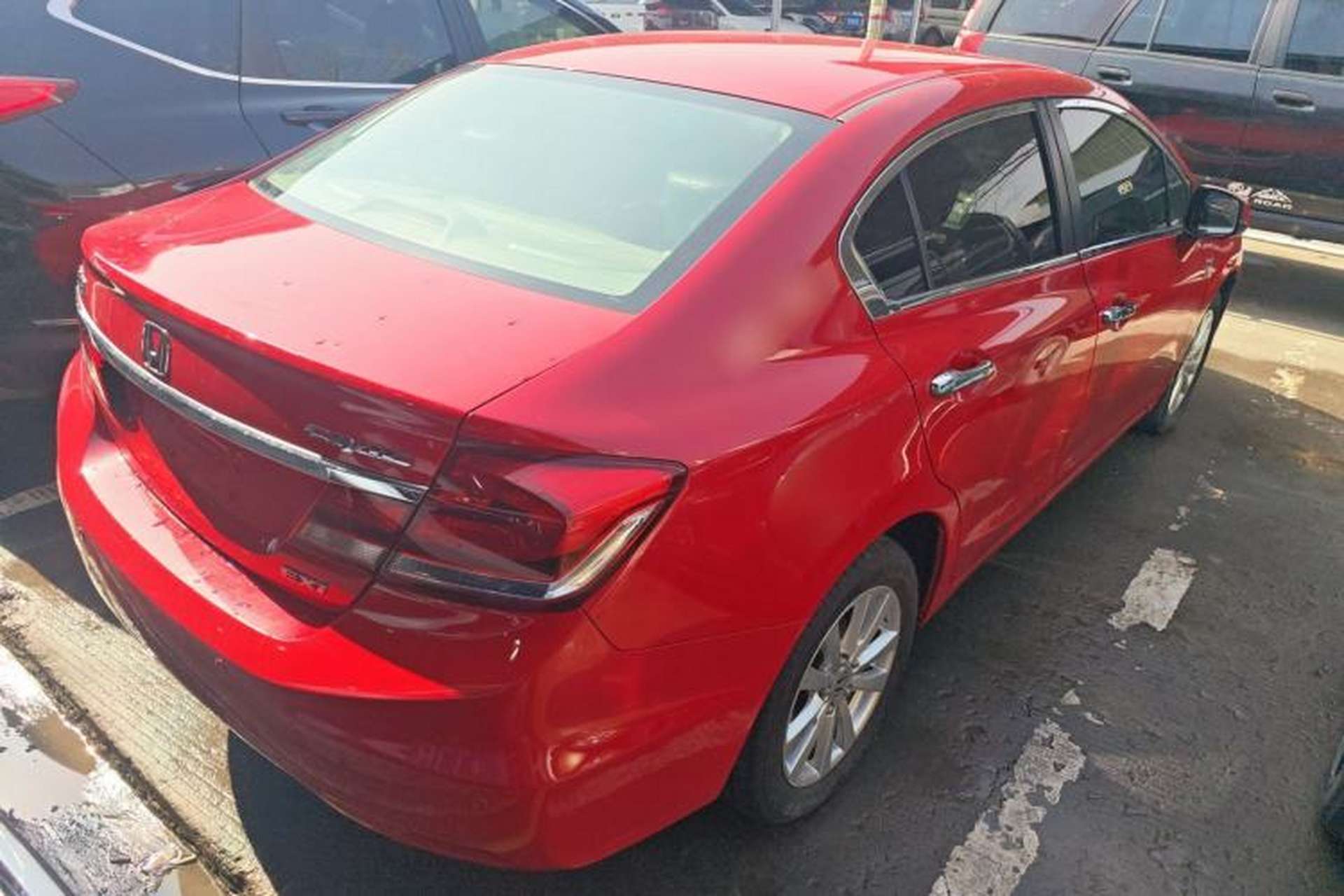Used Honda Civic 2014 1.8L automatic comfort version Rear Right 45 Deg
