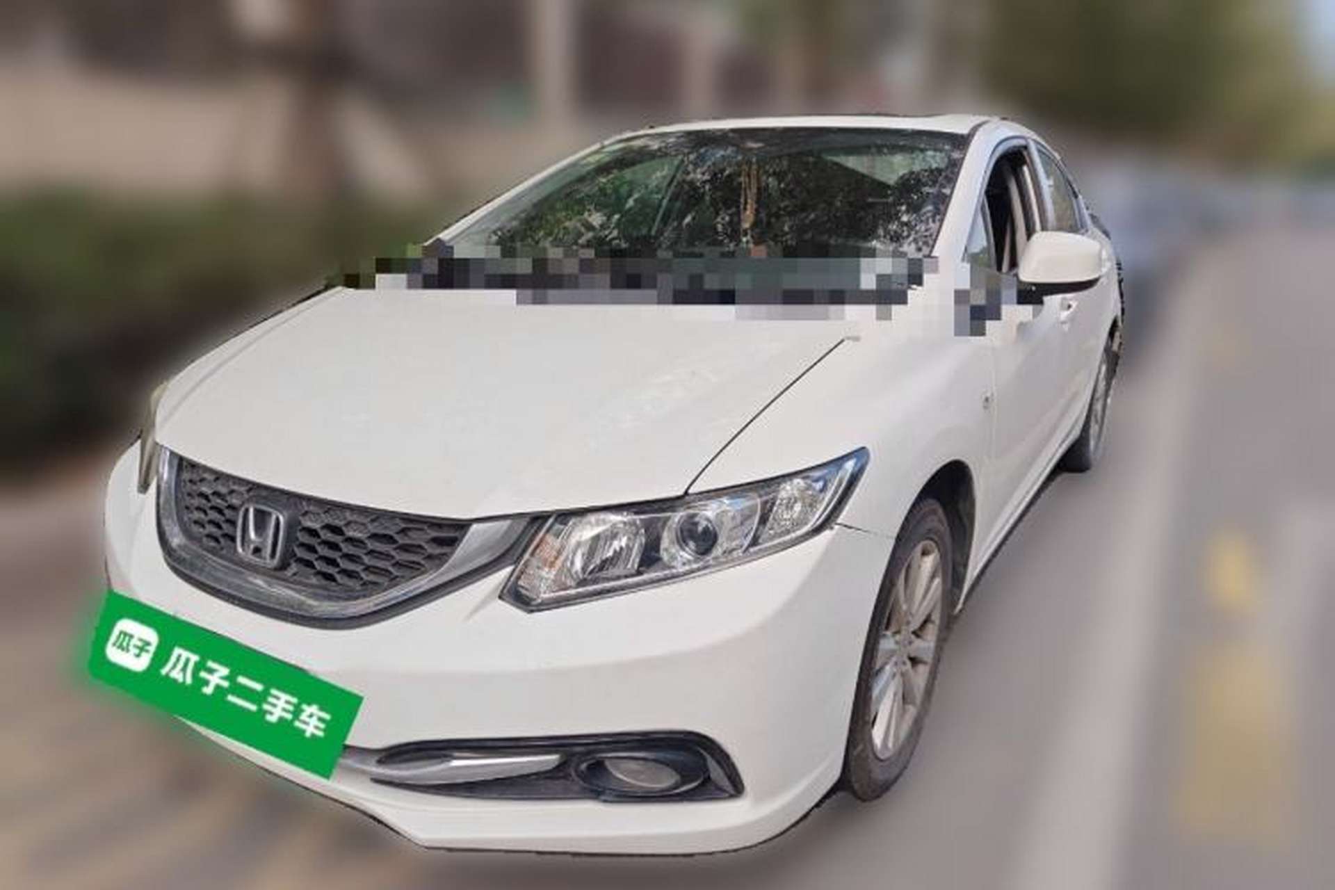 Used Honda Civic 2014 1.8L automatic comfort version Front Left 45 Deg