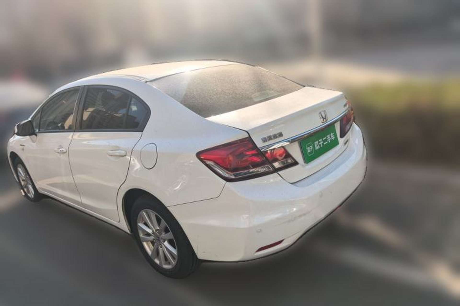 Used Honda Civic 2014 1.8L manual Comfort version Rear Left 45 Deg
