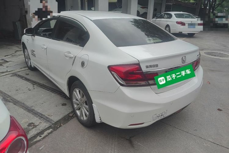 Used Honda Civic 2014 1.8L automatic comfort version Rear Left 45 Deg