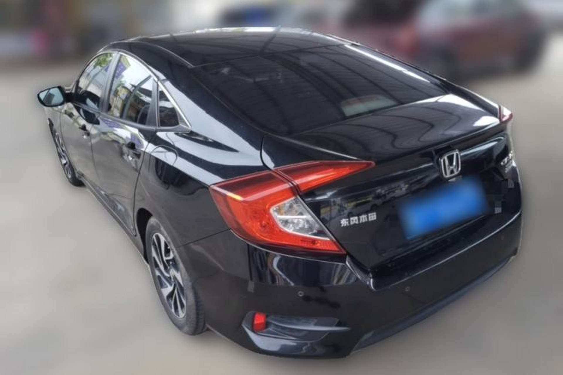 Used Honda Civic 2016 220TURBO CVT Luxury Edition Rear Left 45 Deg