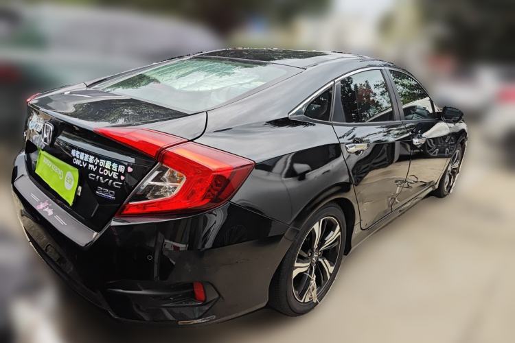 Used Honda Civic 2016 220TURBO CVT Prestige Edition Rear Right 45 Deg